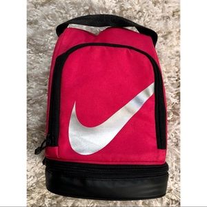pink nike lunch box